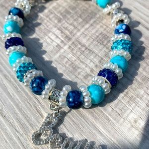 Boujee chic charm bracelet